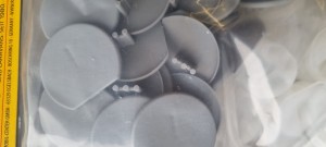 Złącze do konstrukcji mebli szare