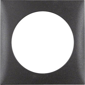 Ramka do gniazdek pojedyncza Berker Antracyt