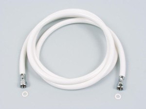 Wąż prysznicowy biały 1,5 m, 3/8" x 3/8" 