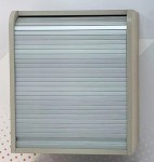Roleta do szafki 60x100 srebrna, Harminijka do szafy