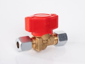 Zawór odcinający z szybkim zamknięciem do rur gazowych 8 mm