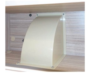 Maska z przenośnikiem powietrznym beżowa