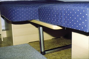 Noga do stołu składana  wysokość 74 cm