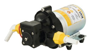 Pompa Lilie Shurflo z serii Classic, biało-żółta – 2,1 bar – 10,6 l/min
