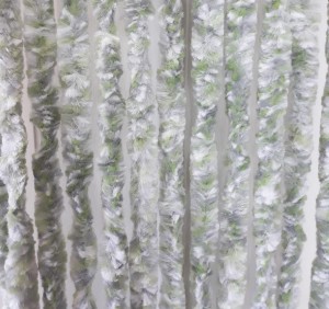 Kotki do drzwi szaro/zielono/białe  56x205 cm