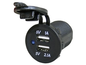 USB Lader max. 3,1 A / 10 - 30 V z systemem Connect and View Variosystem.