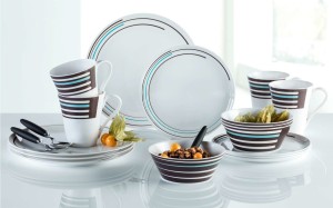 Zestaw Obiadowy Stripes 16 cześci